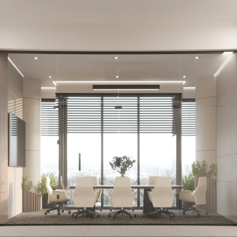 A fusion of aesthetic grandeur and workplace functionality in Office Interior Design & Fit-out.