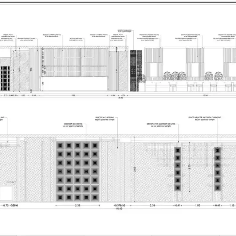 Expertise in space planning restaurant interior design displayed in a contemporary dining setting.