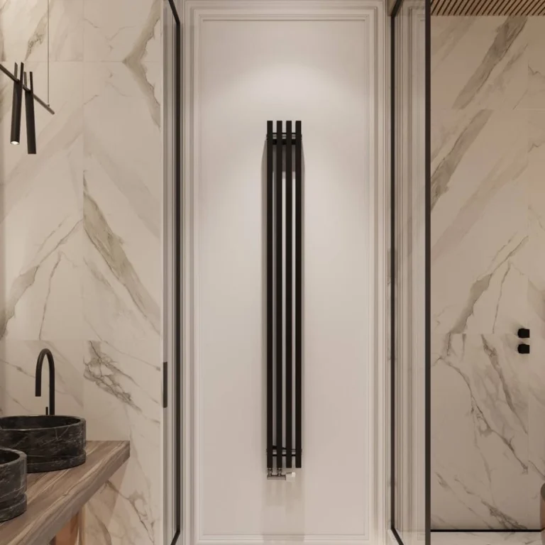 Art Deco inspiration in a Dubai Apartment Bathroom Interior.