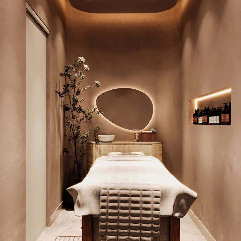 Opulent Indulgence Salon Hair Wash Area Interior Design in Dubai